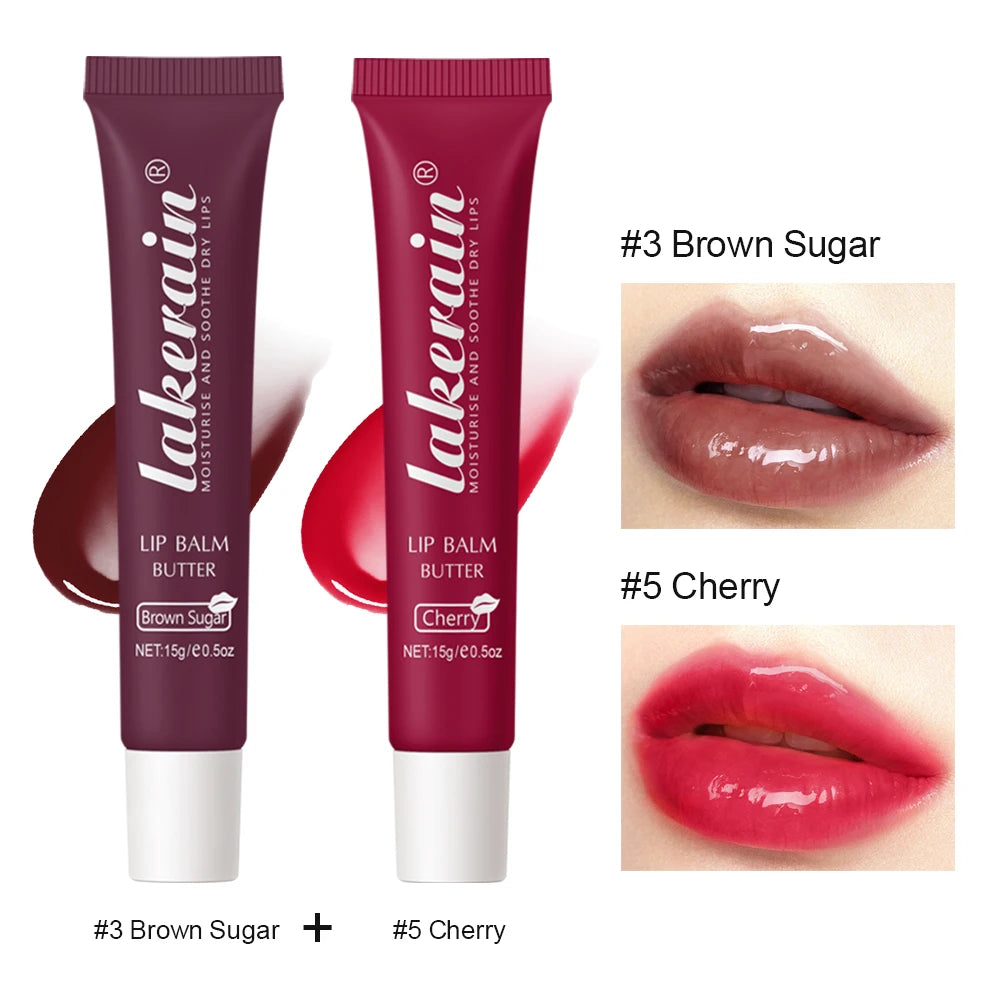 Lip Balm Butter Moisturizing Nourishing Reduce Lip Lines Lip Oil Gloss Hydrates Soothes Dry Lips Skincare Makeup Product