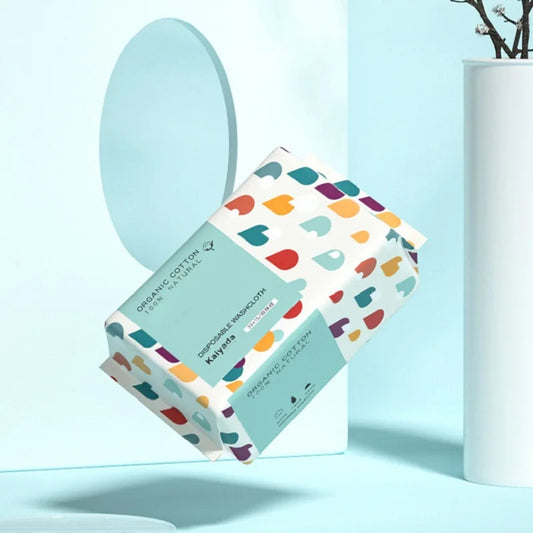 100PCS Disposable Cotton Face Towels | Thick Soft Cleansing Wipes for Makeup Removal & Skincare