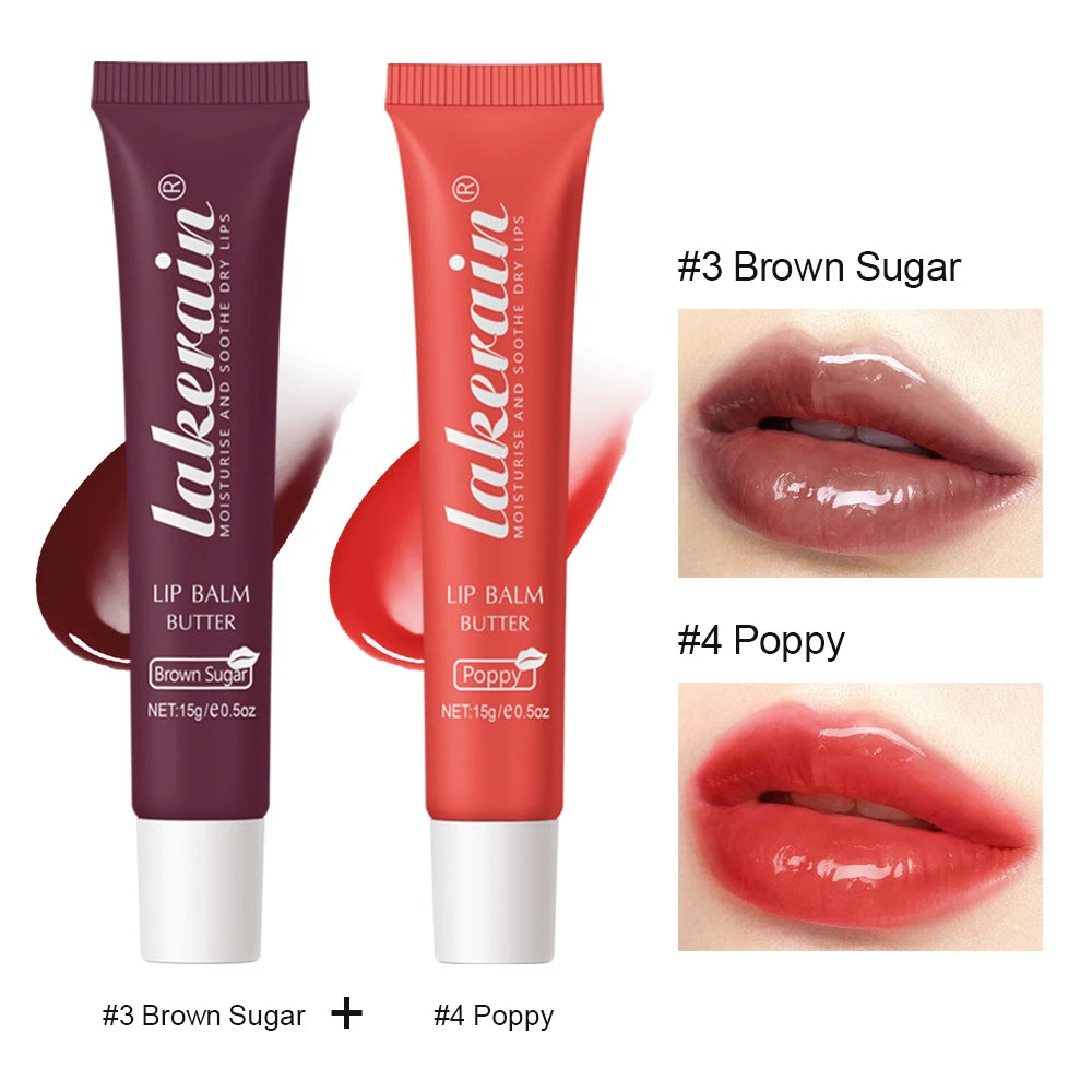 Lip Balm Butter Moisturizing Nourishing Reduce Lip Lines Lip Oil Gloss Hydrates Soothes Dry Lips Skincare Makeup Product