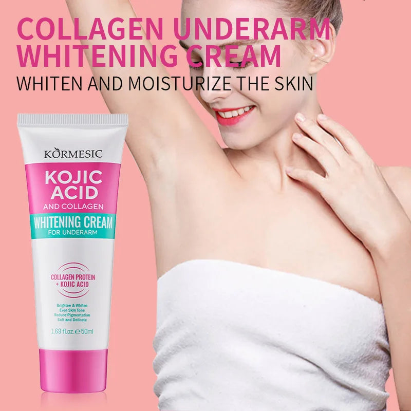 Body Moisturizing Underarm Whitening Cream Bleach Butt Knee Private Parts Melanin Brighten Lighten Dark Skin Care Women Beauty