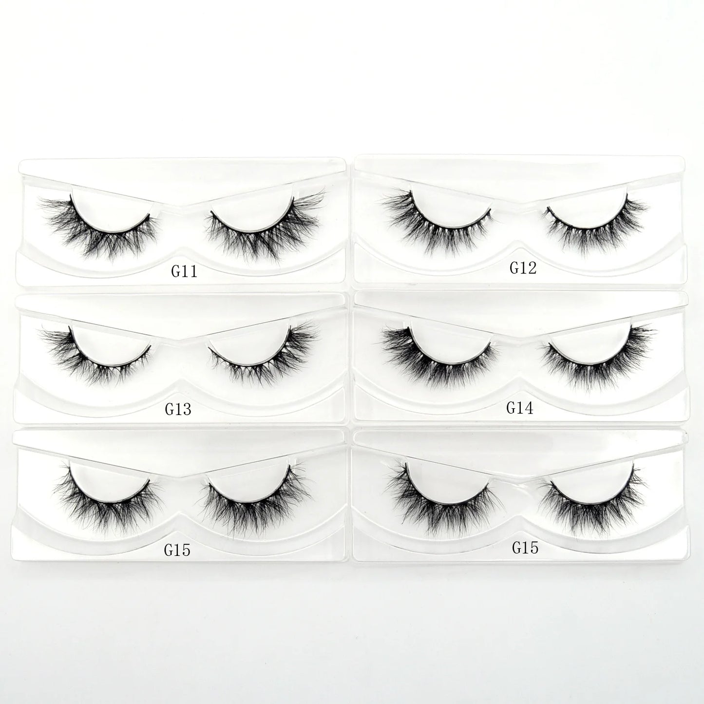 Visofree 30/40/100 Pairs 3D Mink Lashes With Tray No Box Handmade Full Strip Lashes Mink False Eyelashes Makeup eyelashes cilios
