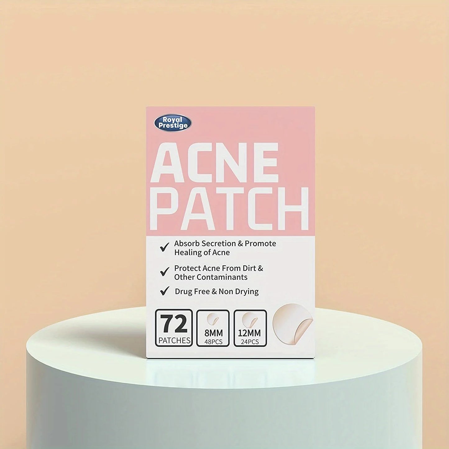 72pcs Acne Patch Facial Redness Repair Acne Clean Pores Moisturize and Smooth Skin Acne Patch Facial Stickers Skin Care Tools