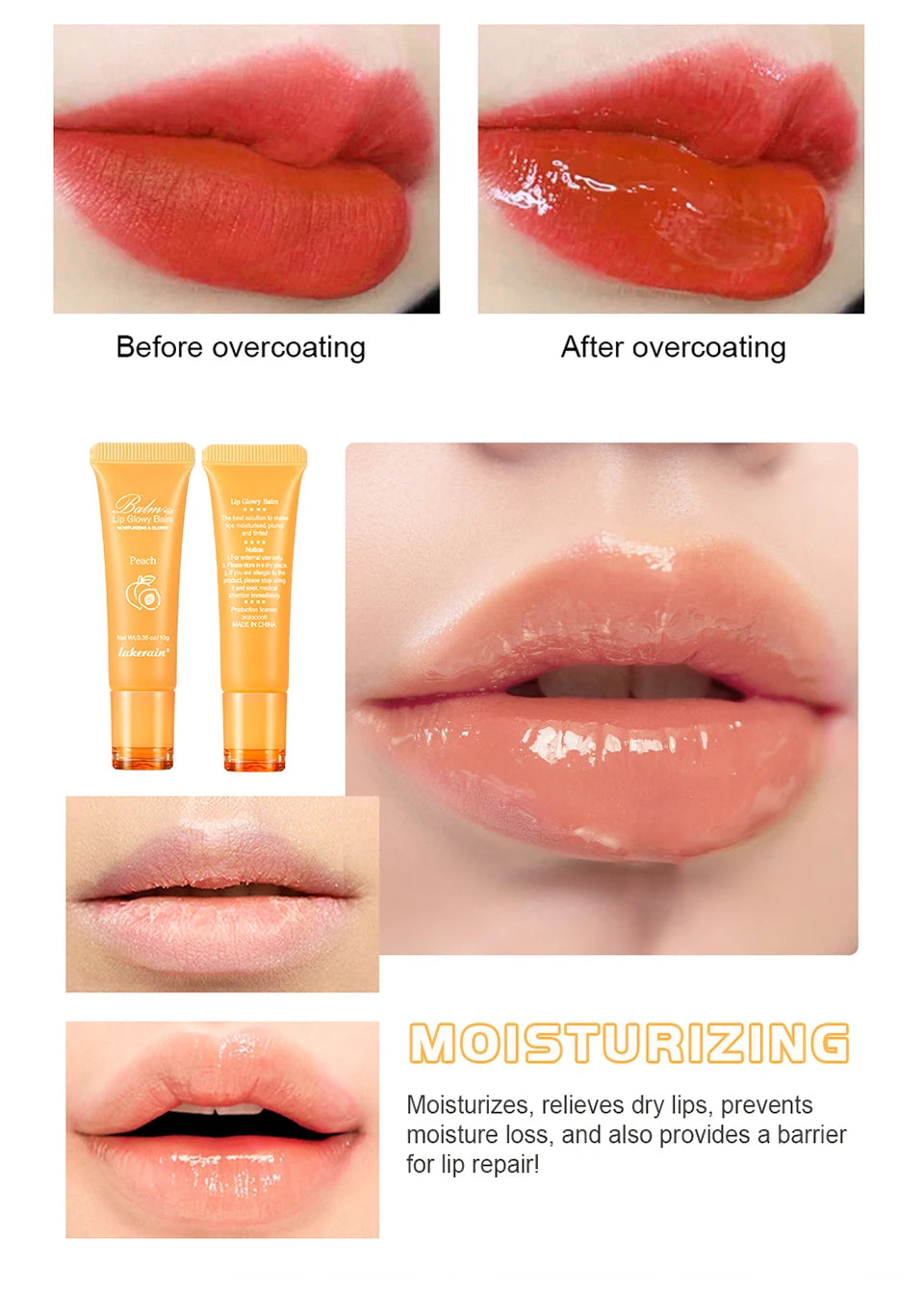 Brightening Pink Lip Balm Reduces Lip Lines Lips Moisturizing Hydrating Removing Dead Skin Fruity Moisturizing Korea Lip Balm