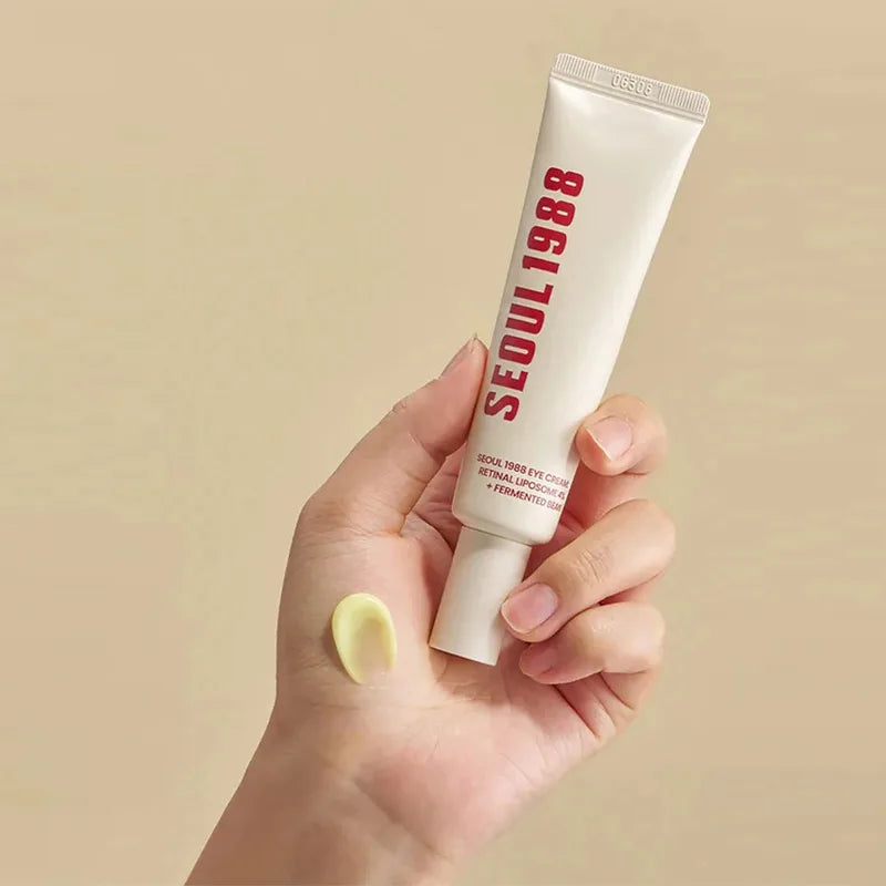 Korean Skin Care Seoul 1988 Vitamin C Wrinkle Care 4% Retinol Ginseng Serum Firm Fine Lines Eye Cream  Moisturizing Brighten Set