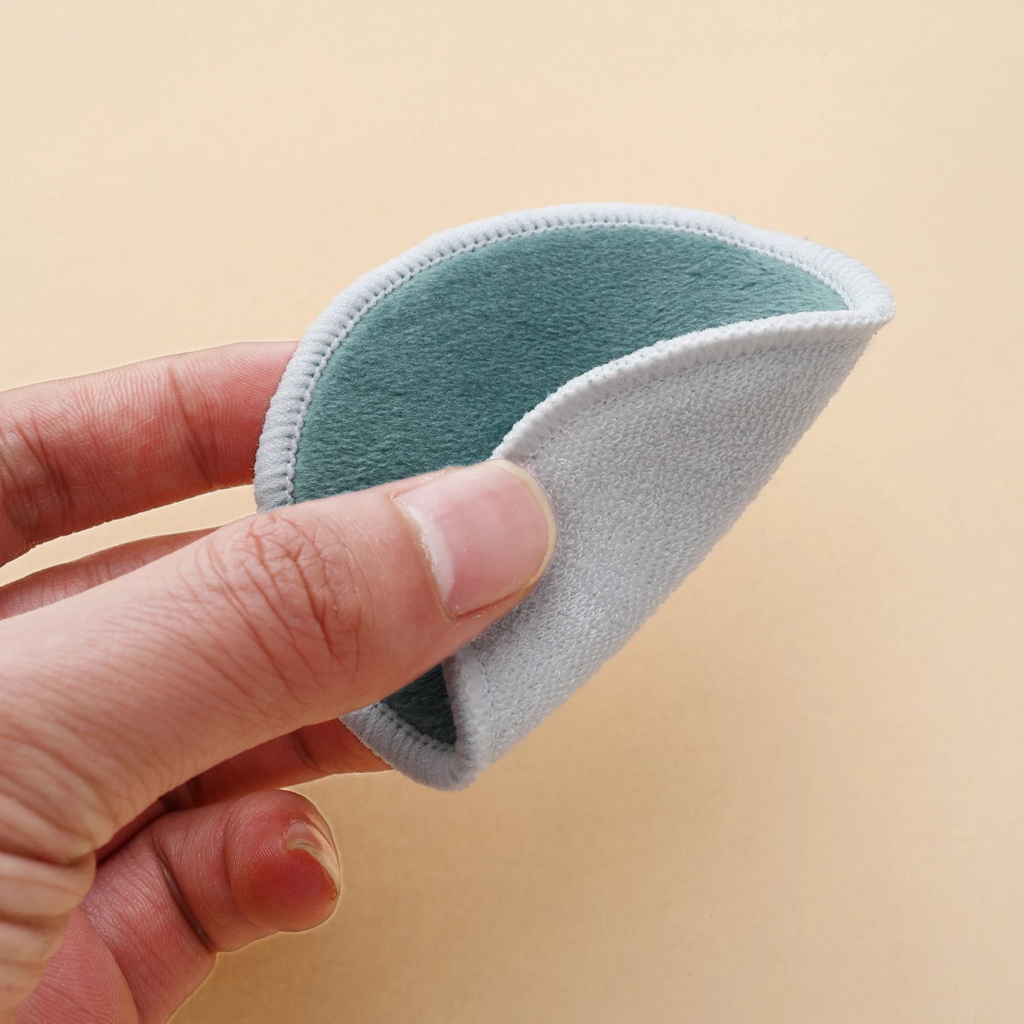 10/12pcs Reusable Makeup Remover Pads With Mesh Pouch for Facial Cleansing