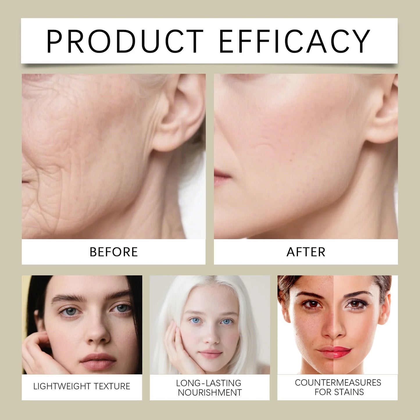 Hyaluronic Acid Moisturizing Facial Serum Hydrating Glow Boosting Face Care Essence for Dry Skin Nourishing Brighten Skincare