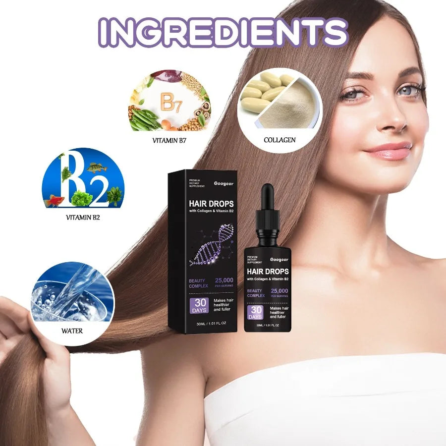 Googeer Hair Follicle Dense Hair Drops Repair Hair Follicle Nourishing Hair Roots Dense Solid Hair Care