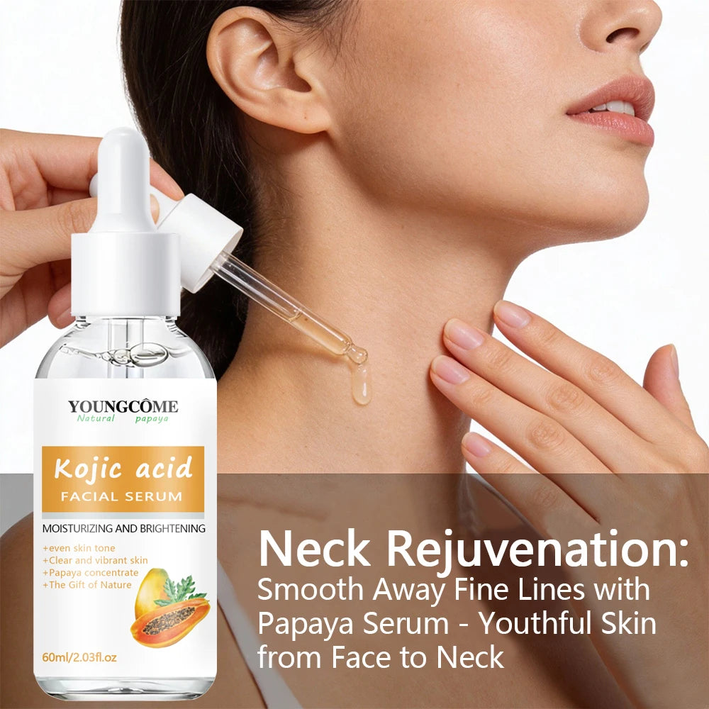Kojic Acid Facial Essence: Lightweight Hydrating Serum for Nourishment, Even Skin Tone & Refreshed Vitality