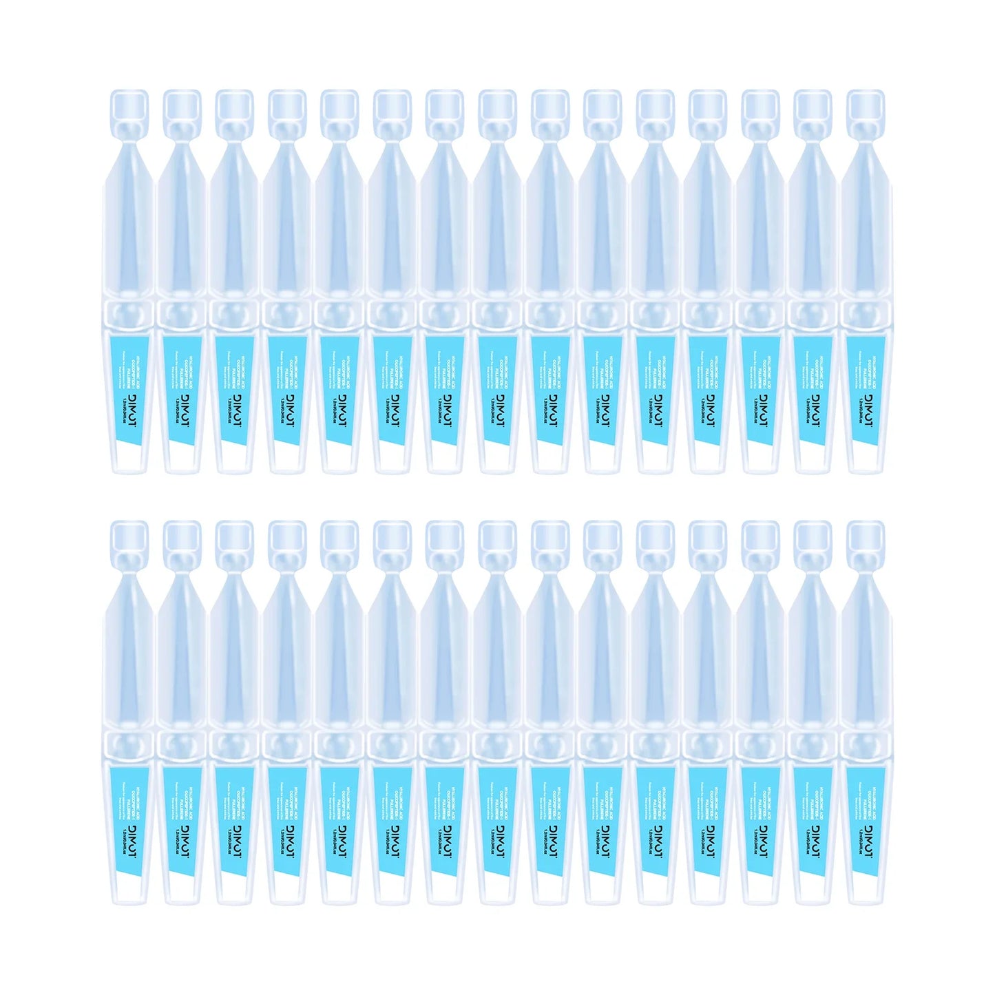 30 Bottles 3% Hyaluronic Acid Serum - Anti-aging, deep nourishment, PFC, collagen. Face slimming, whitening, lifting & firming.