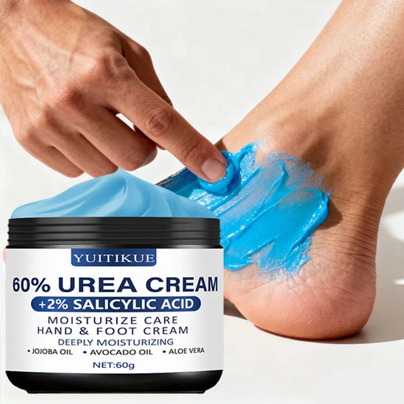 Urea Cream 60g - for Hands & Feet, Deeply Moisturizes & Softens Skin, Fast Absorption, Non-Greasy, All Skin Types