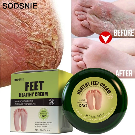 Foot Cream Dryness Heel Cracked Repair Cream Nourishing Moisturizing Anti Crack Removal Dead Skin Hand Feet Skin Care 23g