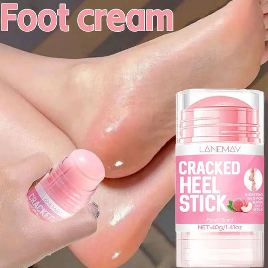 40g Foot Cream Ultra-Hydrating Peach Watermelon Cream For Softening Dry Cracked Feet Gentle Exfoliation Daily Foot Care Solution
