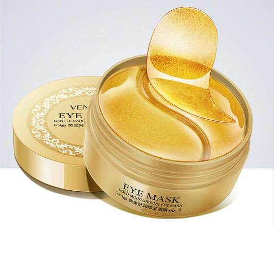60pcs 24K Gold Collagen Eye Mask Anti Dark Circles Removal Eyes Bags Moisturizing Anti-aging Eye Patches Seaweed Eyes Gel Mask