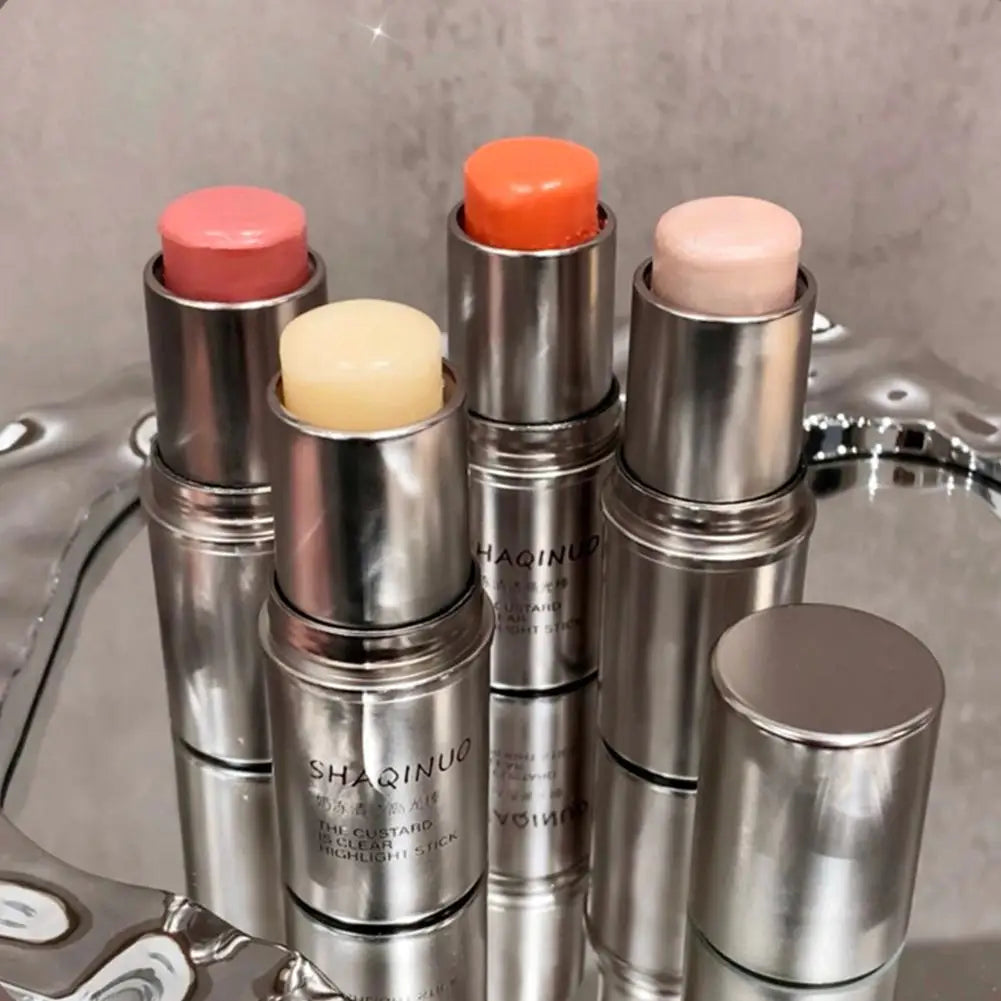 Wet And Shiny Highlighter Stick Brightening Eyes And Contouring Bar Pearlescent Natural Water Light Makeup