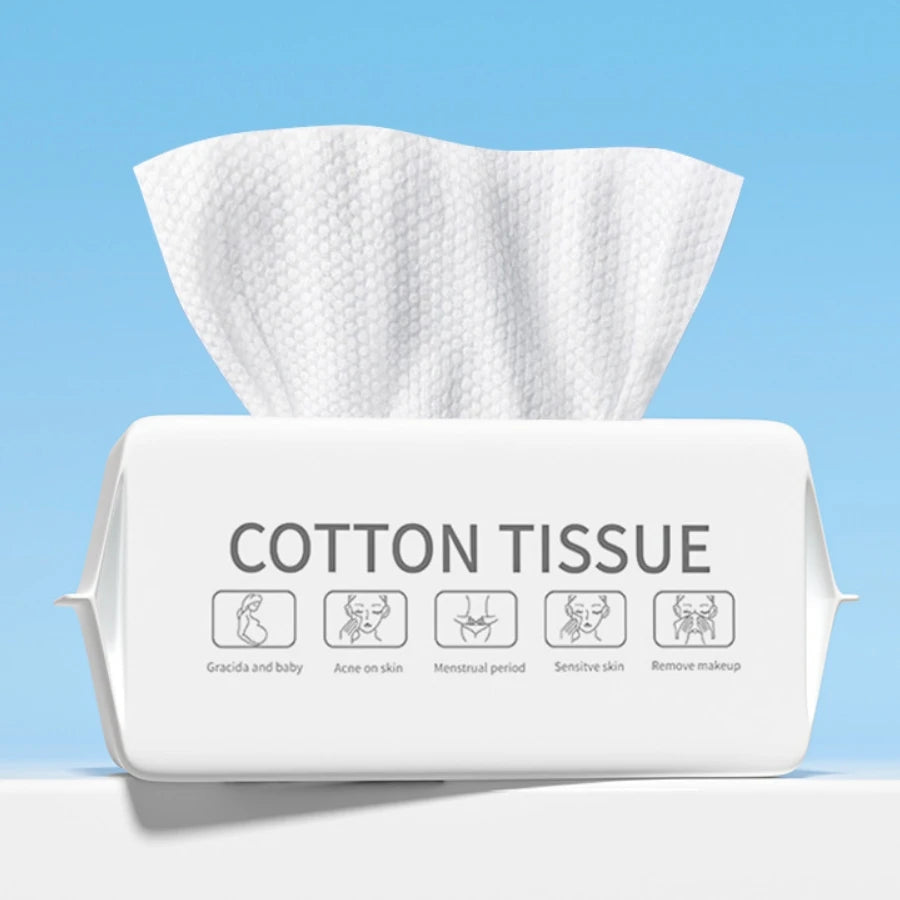 1 Pack Disposable Face Towels | Thick, Soft Makeup Cleansing Tissues for Skincare & Washing