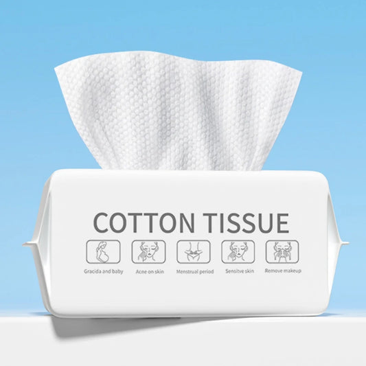 1 Pack Disposable Face Towels | Thick, Soft Makeup Cleansing Tissues for Skincare & Washing