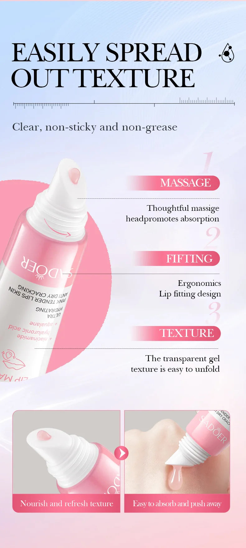 Remove Dark Lip Balm Lightening Melanin Mask Gloss Exfoliating Lip Pink Treatment Reduce Lip Lines Improve Dryness Moisturizing
