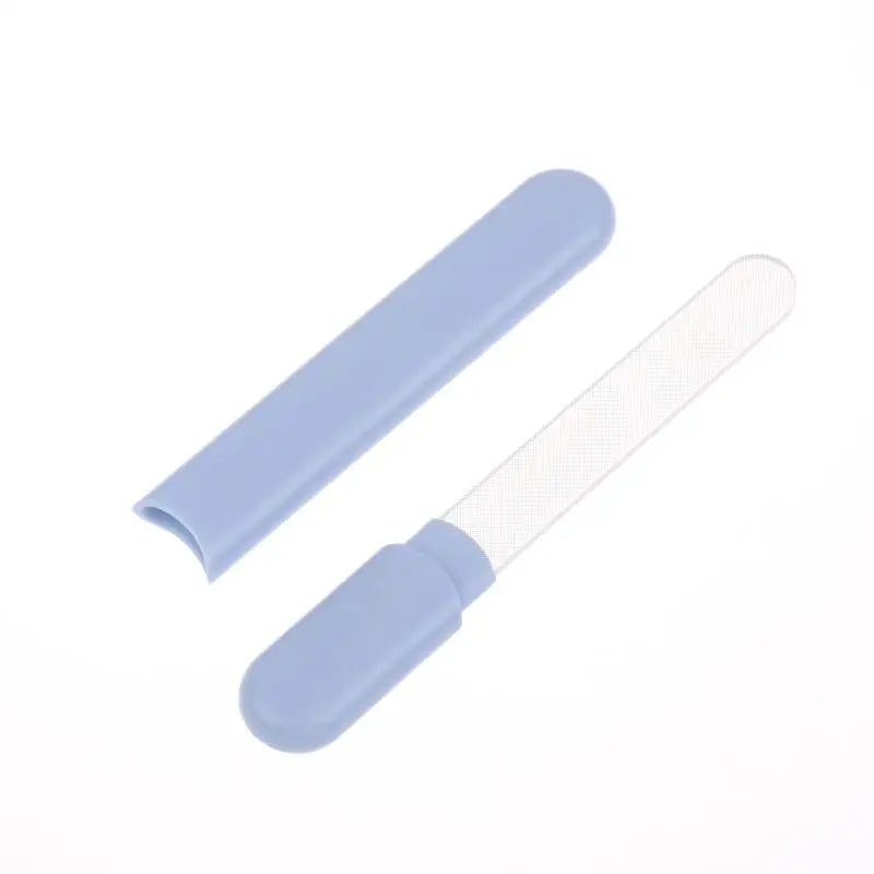 Glass Nail File With Case Crystal Diamond Salon Best Beauty Nail Buffer For Natural And Acrylic Nail
