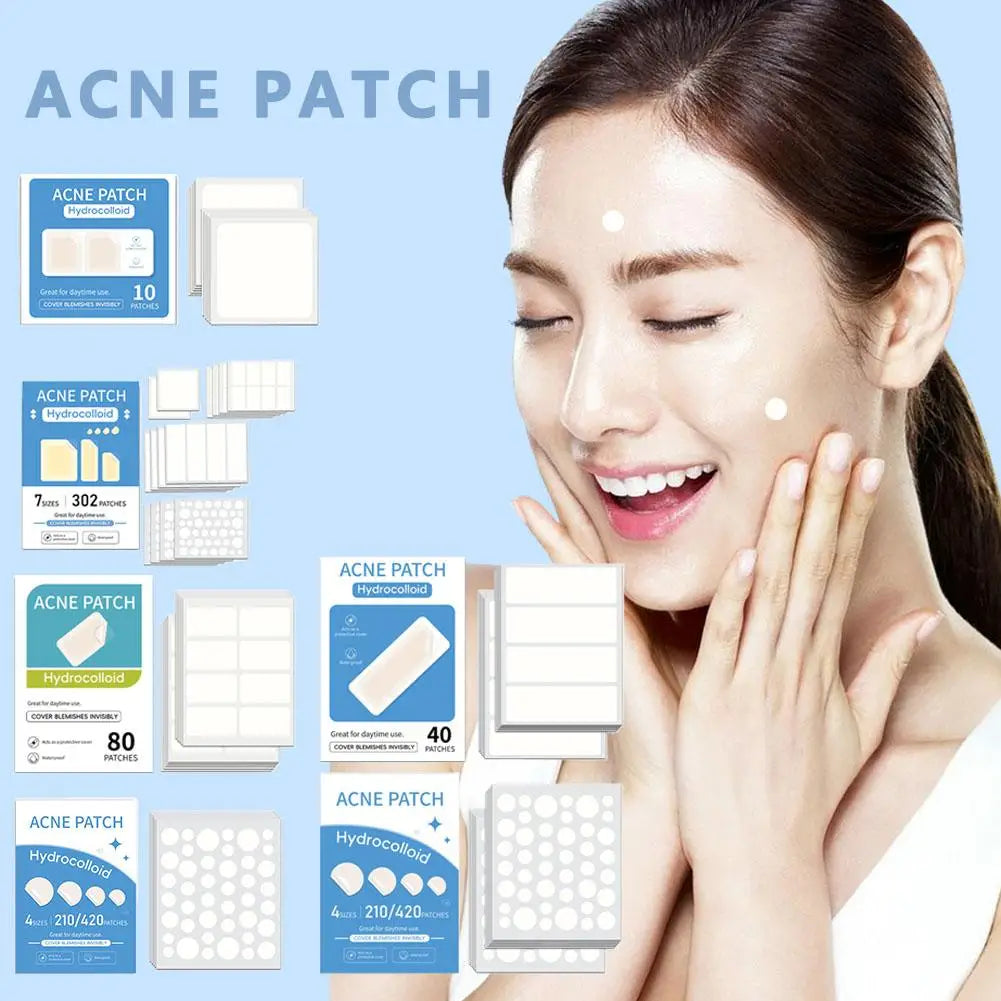 Acne Care Patch Anti-inflammatory Healing Absorbing Spot Sticker Covering Acne Skin Care Stickers Multiple Shapes Pimple Patch