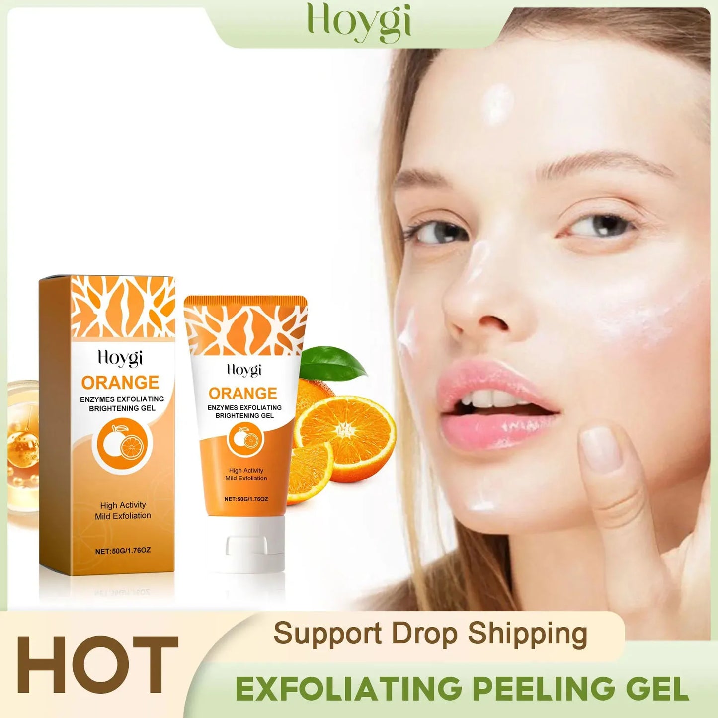Exfoliating Peeling Gel Large Pore Tightening Blackhead Dirt Removal Moisturizing Oil Control Nose Acne Cleansing Face Scrub Gel