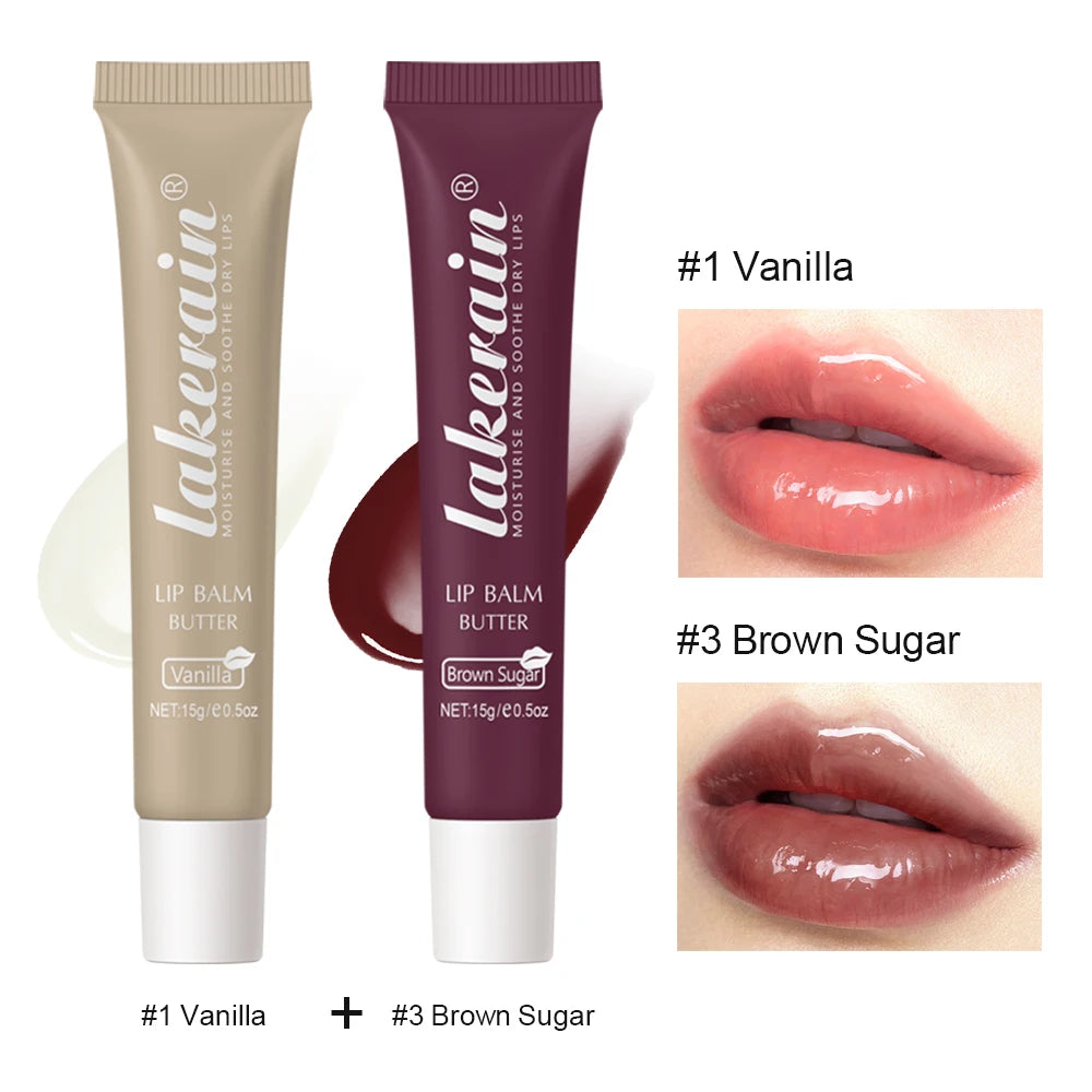 Lip Balm Butter Moisturizing Nourishing Reduce Lip Lines Lip Oil Gloss Hydrates Soothes Dry Lips Skincare Makeup Product