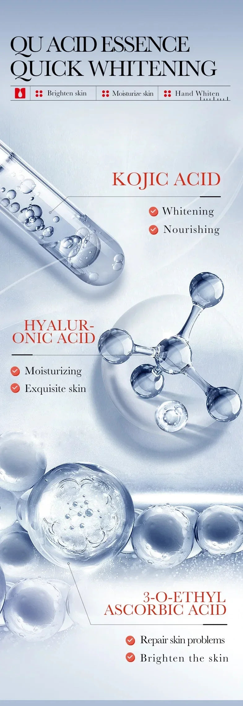 Kojic Acid Anti-wrinkle Hand Cream Skin Soften Nourish Anti-drying Whitening Moisturizing Korean SkinCare Cracked Repair Product