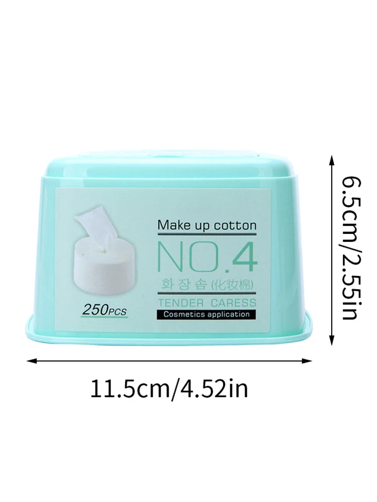 250 Disposable Face Towels – Cotton Soft Dry Wipes for Sensitive Skin & Makeup Removal