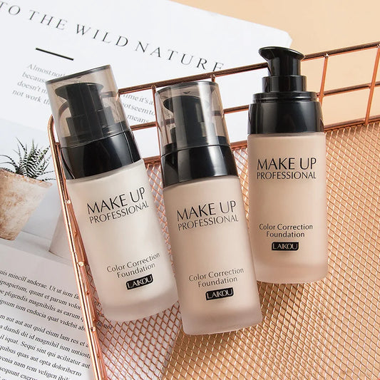 LAIKOU Makeup Base Face Liquid Foundation BB Cream Concealer Moisturizer Oil-control Whitening Waterproof Maquiagem Makeup 40g