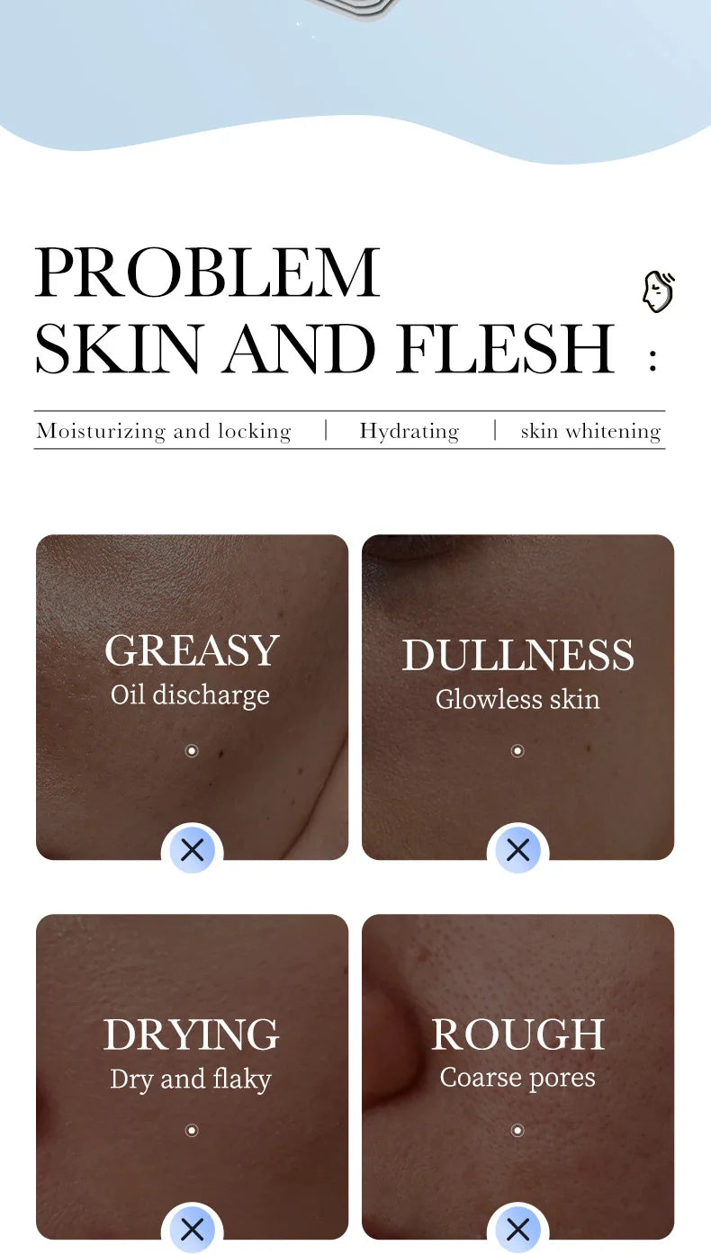 10Pcs Hyaluronic Acid Mask Facial Skin Care Firming Moisturizing Mask Facial Skin Care Products