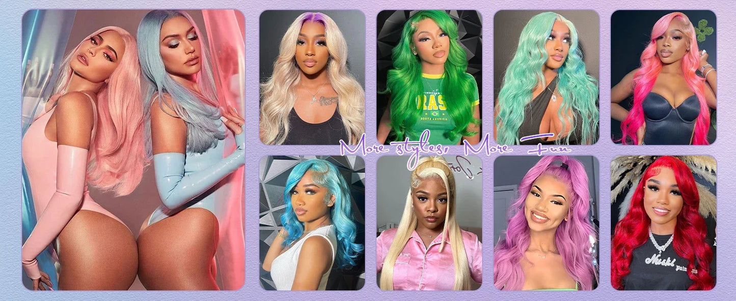613 Blonde Body Wave Lace Front Wig | 13x4 & 13x6 HD Transparent Human Hair | 30" 40" 42" Pre-Plucked Brazilian Wig