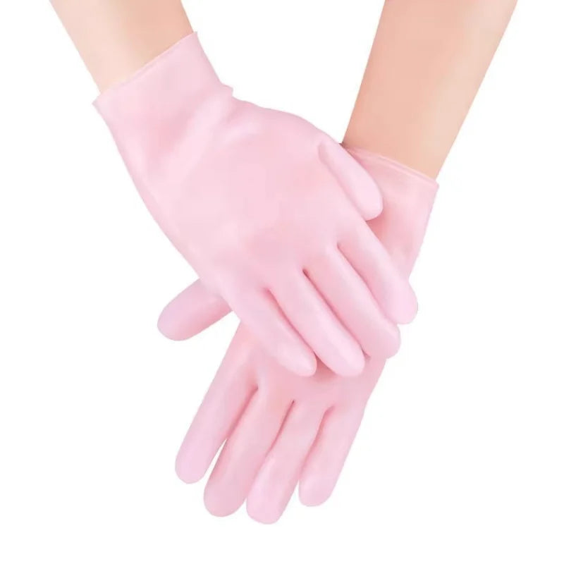 Silicone Moisturizing Gloves Anti-Slip Dead Skin Remove Gloves Preventing Dryness Exfoliating Gloves Hand Care Tools