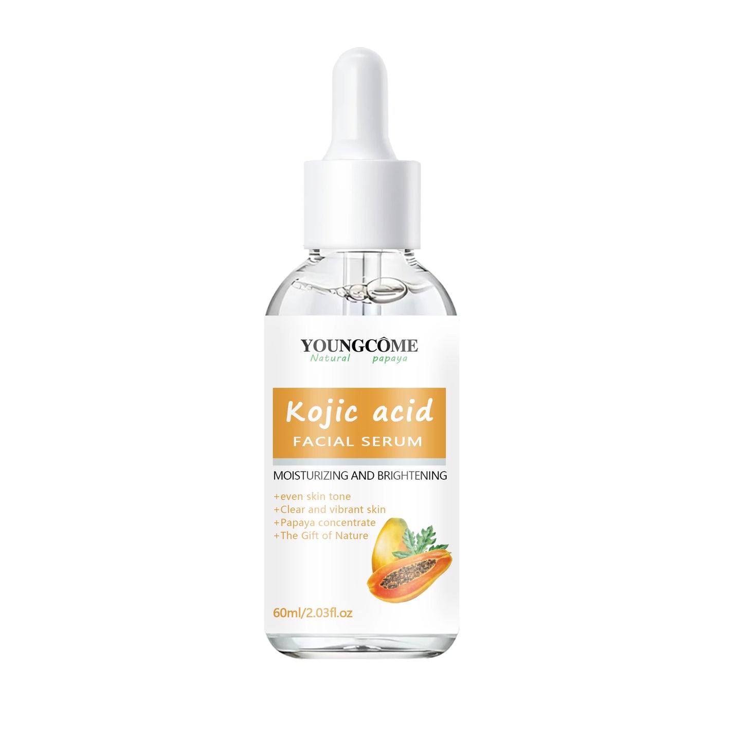 Kojic Acid Facial Essence: Lightweight Hydrating Serum for Nourishment, Even Skin Tone & Refreshed Vitality