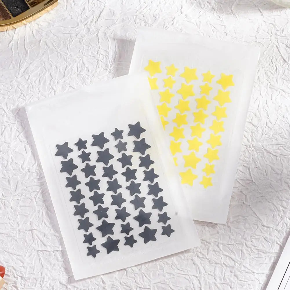 40pcs Pimple Patches Colorful Star-Shaped PE Pimple Patches For Ance Cute And Invisible Pimple Cover Stickers for Pimple Removal