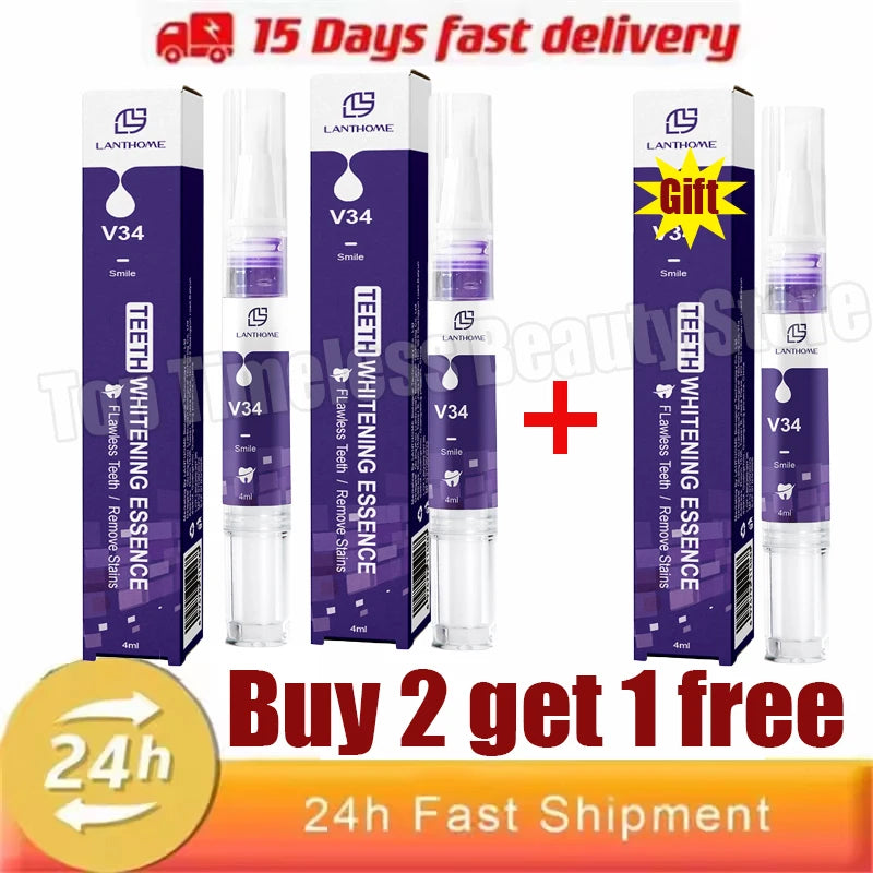 Teeth Whitening Toothpaste Serum Remove Plaque Stains Oral Hygiene Cleaning Dental Bleaching Tools Fresh Breath Tooth Care