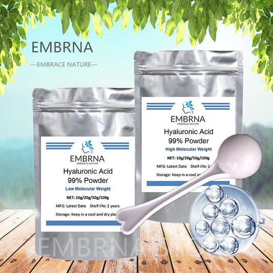 99% High-Molecular-Weight Low-Molecular-Weight Hyaluronic Acid Powder,Moisturizing/Antiaging/Anti Wrinkle