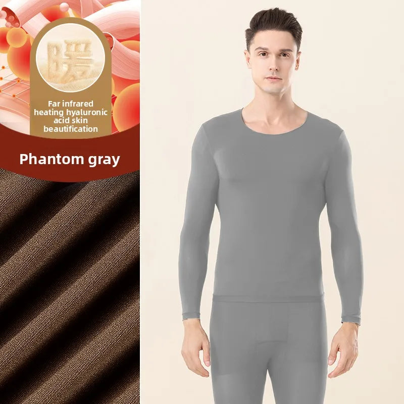 Hyaluronic Acid Skin Care Clothing Men's Invisible Ultra-Thin Spring & Fall Far Infrared Heating Skin Care Clothing Bottoming