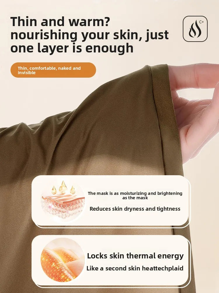 Hyaluronic Acid Skin Care Clothing Men's Invisible Ultra-Thin Spring & Fall Far Infrared Heating Skin Care Clothing Bottoming