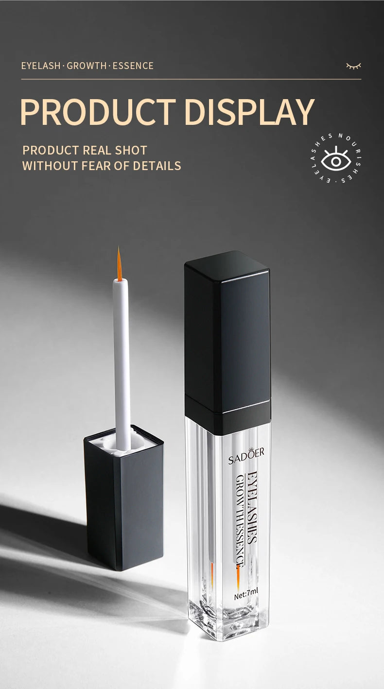 Nourishing Waterproof Mascara – Moisturizing & Thickening for Natural Curling Lashes & Brows | 7ml