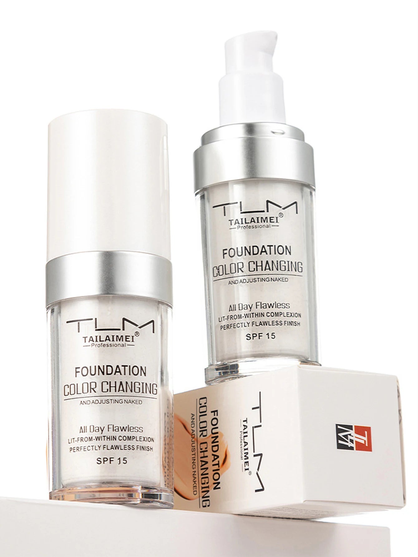 Moisturizing Liquid Foundation – Lightweight, Waterproof & Hydrating Cream Makeup (30ml, SPF)