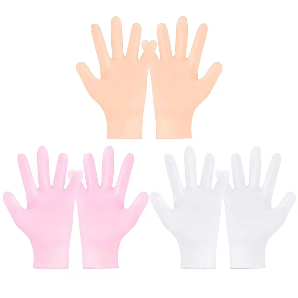 Silicone Moisturizing Gloves Anti-Slip Dead Skin Remove Gloves Preventing Dryness Exfoliating Gloves Hand Care Tools
