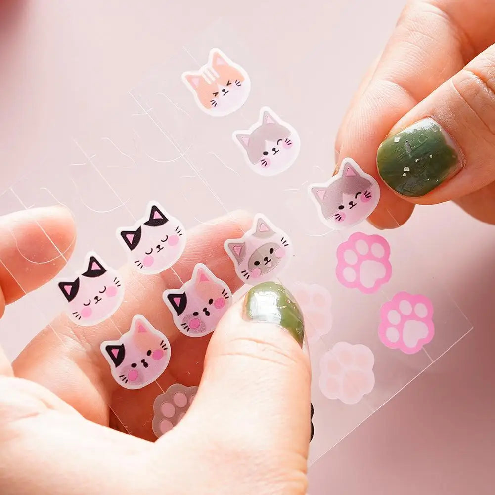 Cartoon Acne Patches Cute Animal Shaped Design Waterproof Hydrocolloid Pimple Patches Gentle Breathable Portable Daily Worn