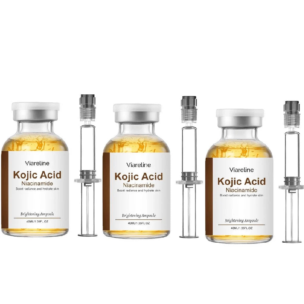 40ml Kojic Acid Nicotinamide Facial Care Essence Ampoule Serum Collagen Deeply Moisturizing Essence Brightens and Evens Skin