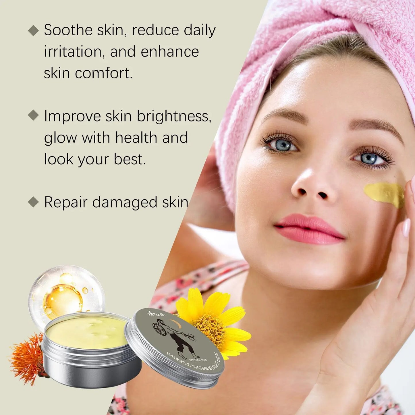 Facial Firming Night Cream Improve Brighten Keep Lifting Oil Control Shrink Pores Deeply Nourish Vitamin Face Moisturizing Cream
