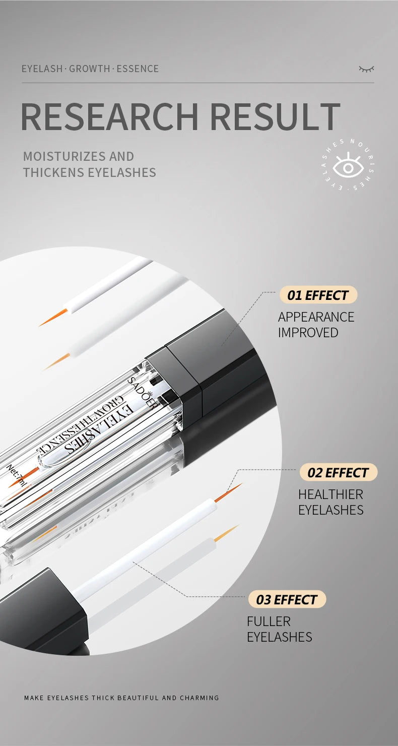 Nourishing Waterproof Mascara – Moisturizing & Thickening for Natural Curling Lashes & Brows | 7ml