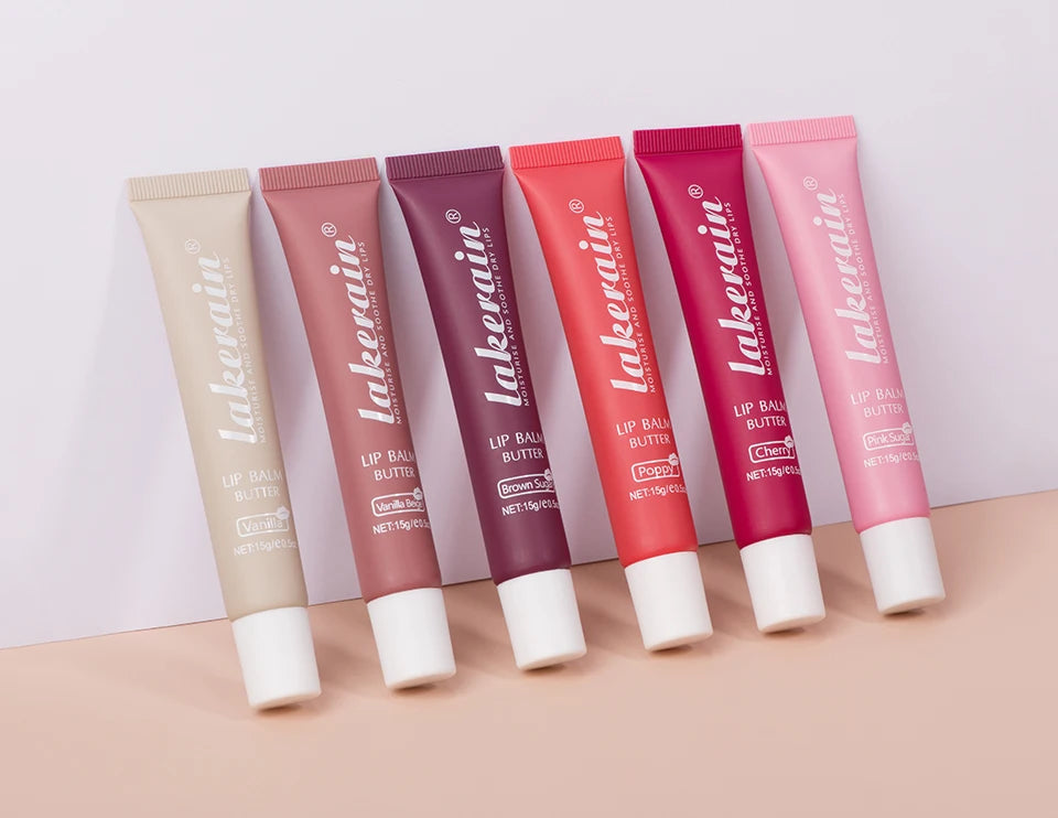 Lip Balm Butter Moisturizing Nourishing Reduce Lip Lines Lip Oil Gloss Hydrates Soothes Dry Lips Skincare Makeup Product