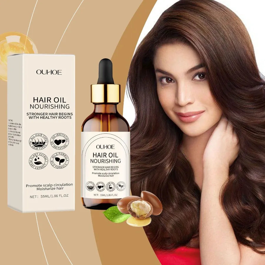 OUHOE Hair Care Essential Oil Nourishes And Moisturizes Hair Care Supple Essence Improves Dry And Knotted Hair Care Essential O