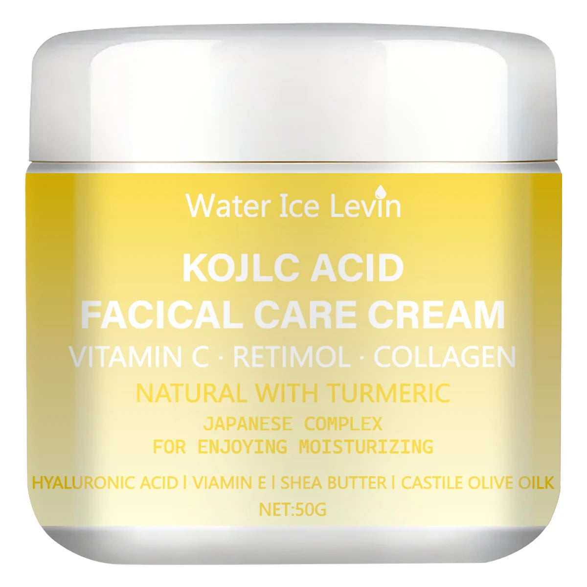 Winter Kollc Acid Brightening Cream - Vitamin C & Retinol Formula, Hydrates & Smooths Skin, With Shea Butter & Olive Oil