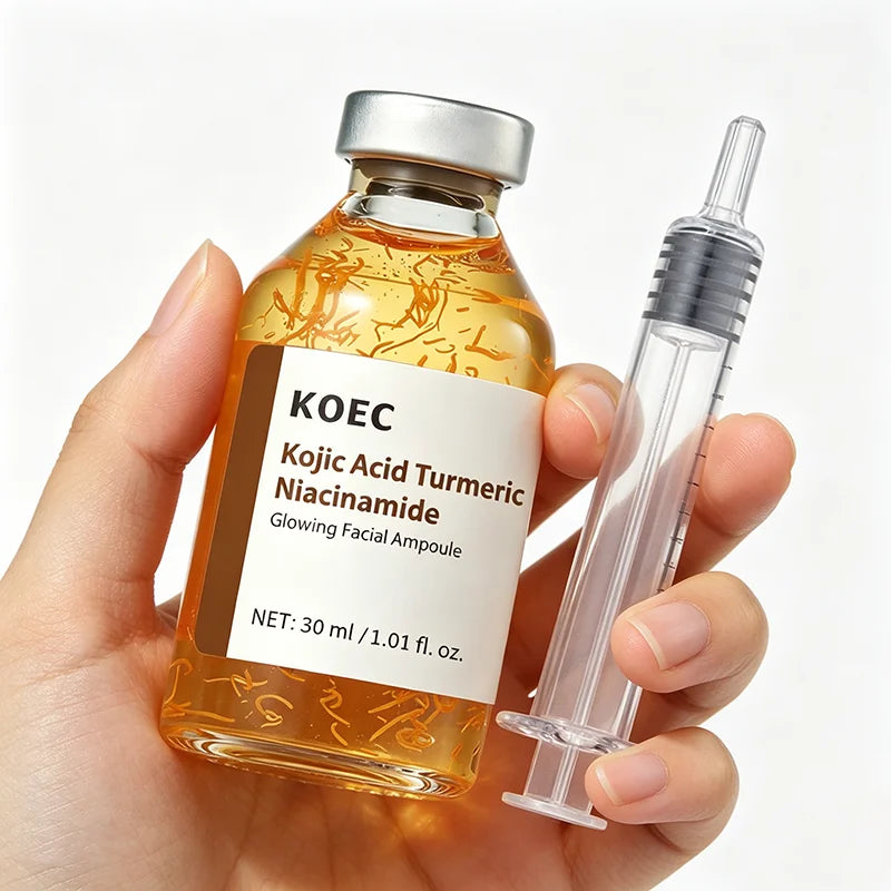 Kojic Acid Turmeric Facial Ampoule Serum With Niacinamide Deep Moisturizing Nourishing Essence 30ml