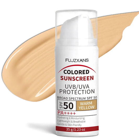 Instant Glass Skin Glow BB Cream With SPF 50, Natural Glow,Waterproof, Warm Yellow Tone That Adapts To Skin, Primer Function.