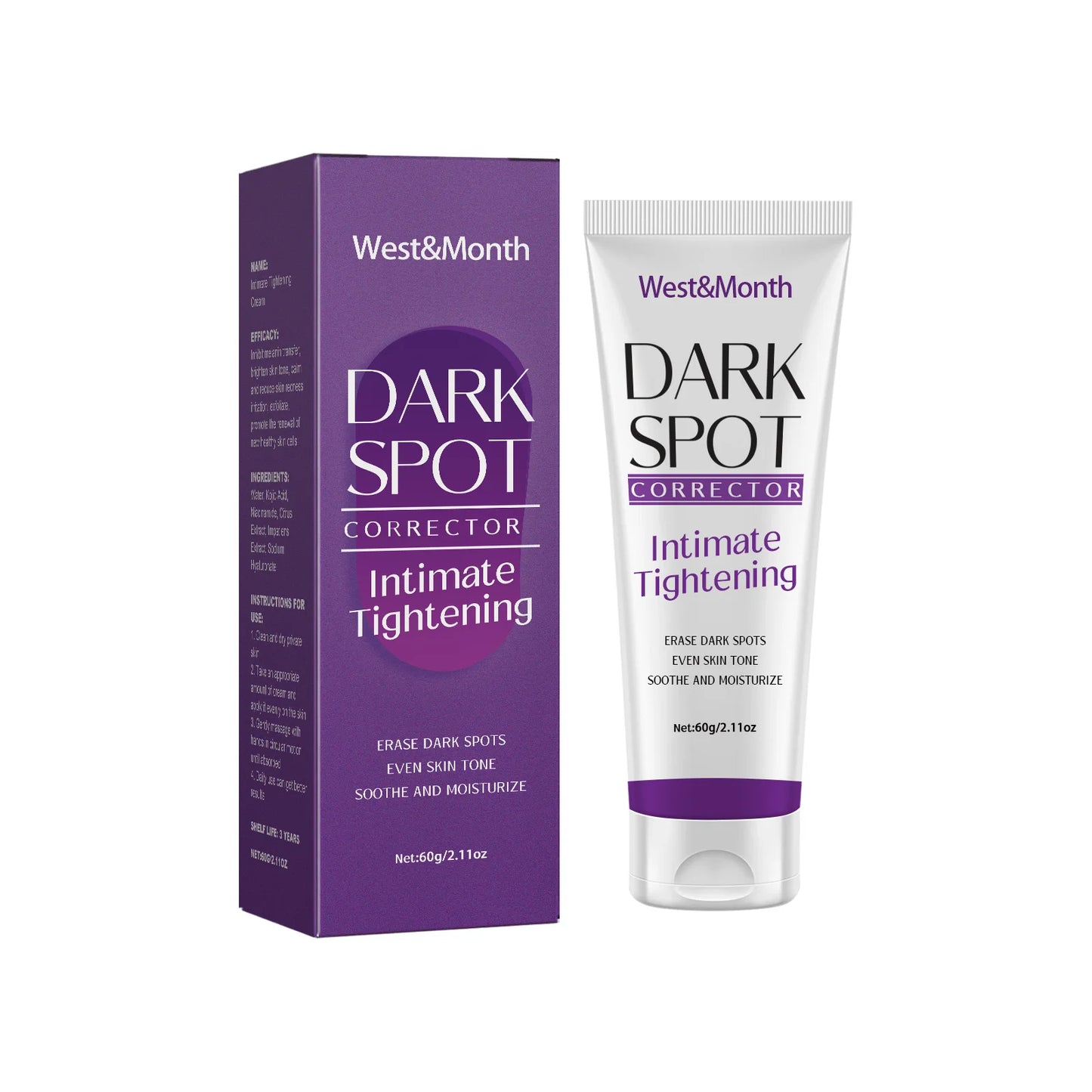 Nicotinamide Brightening Cream For Dark Skin Effective Lighten Thigh Inner Bleach Remove Melanin Private Parts Brighten CreamNEW